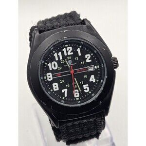 Smith & Wesson S&W Black Tactical Military Police Watch - New Battery